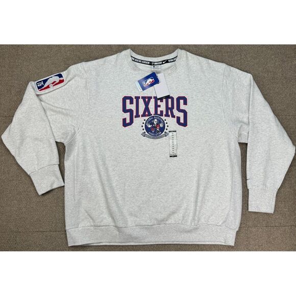 Nike NBA Philadelphia 76ers 75th Anniversary‎ Loose Fit Sweatshirt Size 3XL - Picture 1 of 9